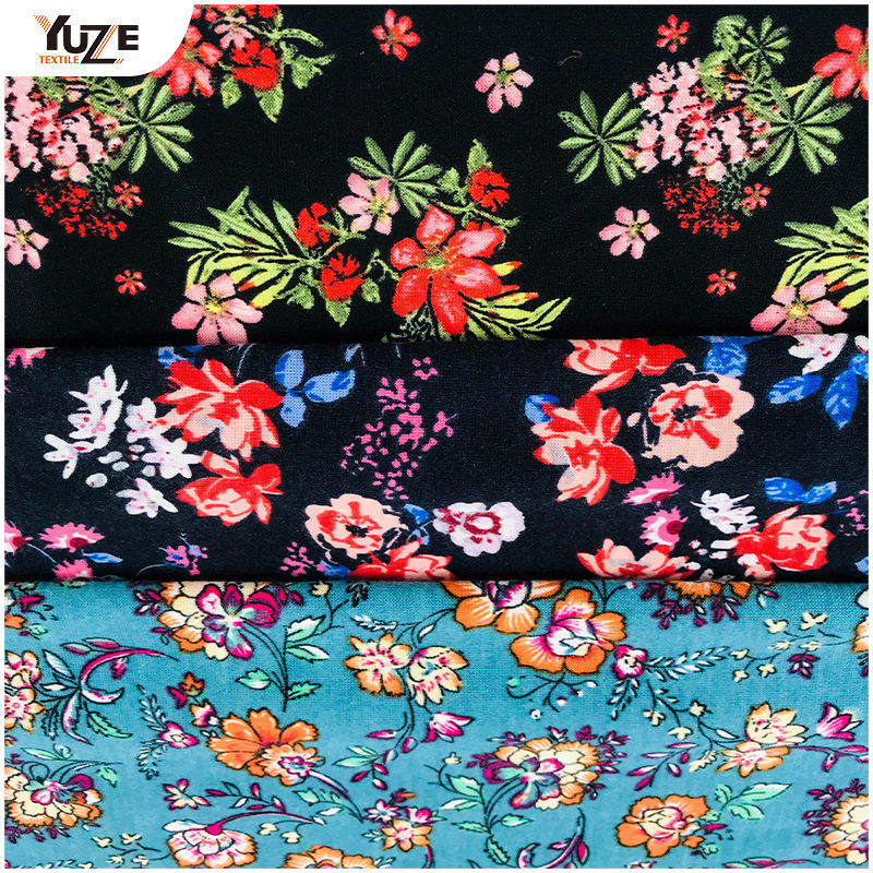 YZS20-726 Poly Spun spandex Print