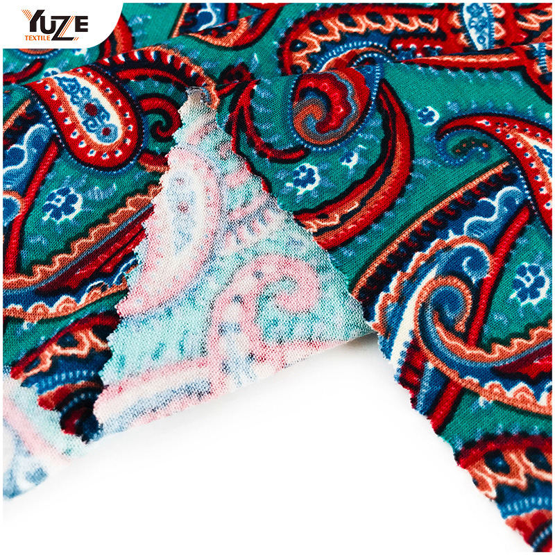 YZS21-125 Rayon Oe Spandex Print