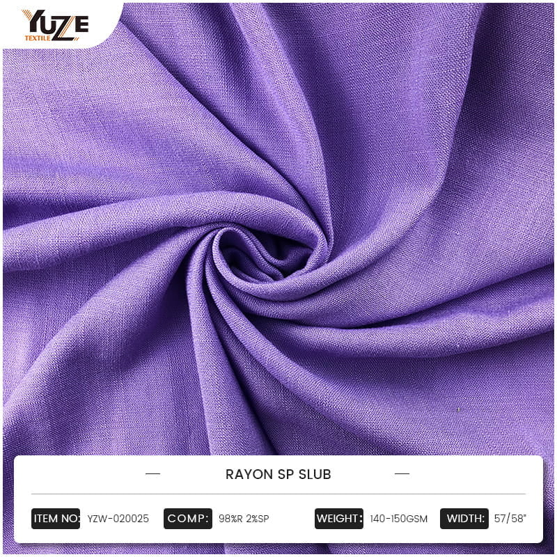 YZW, (XXI) XXV Rayon SP Slub