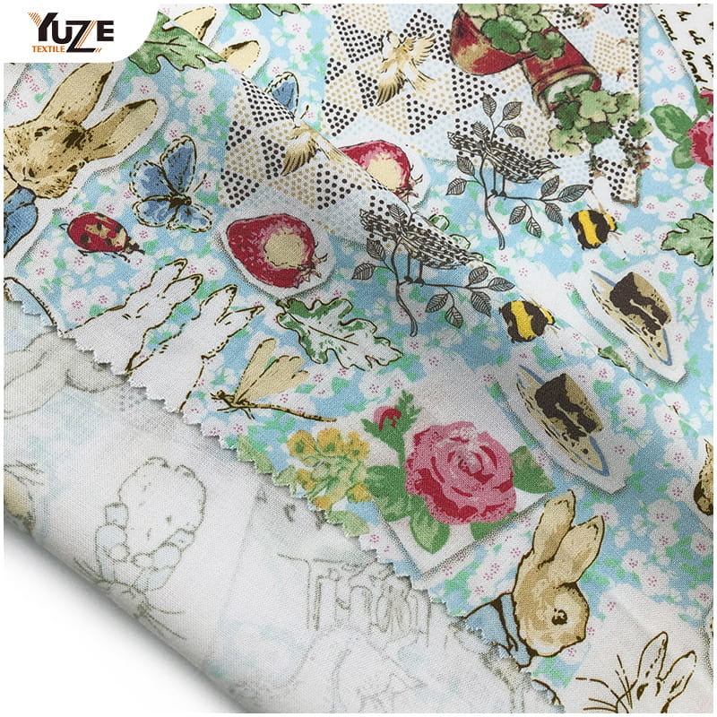YZW-020612-10 Rayon Poplin Digital Print